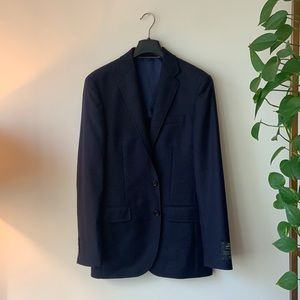 NWT J Crew Slim Fit Ludlow Navy Blazer in American Wool (36R)